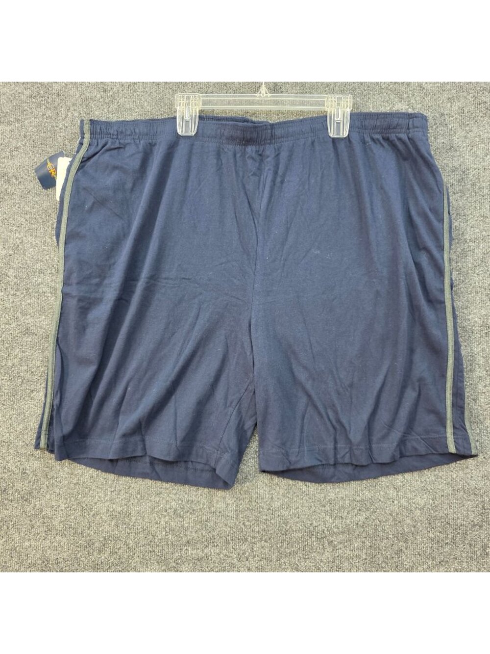 Canyon Ridge Cotton Striped Short 3XL Blue Everyday Lounge Athletic Retro Comfy